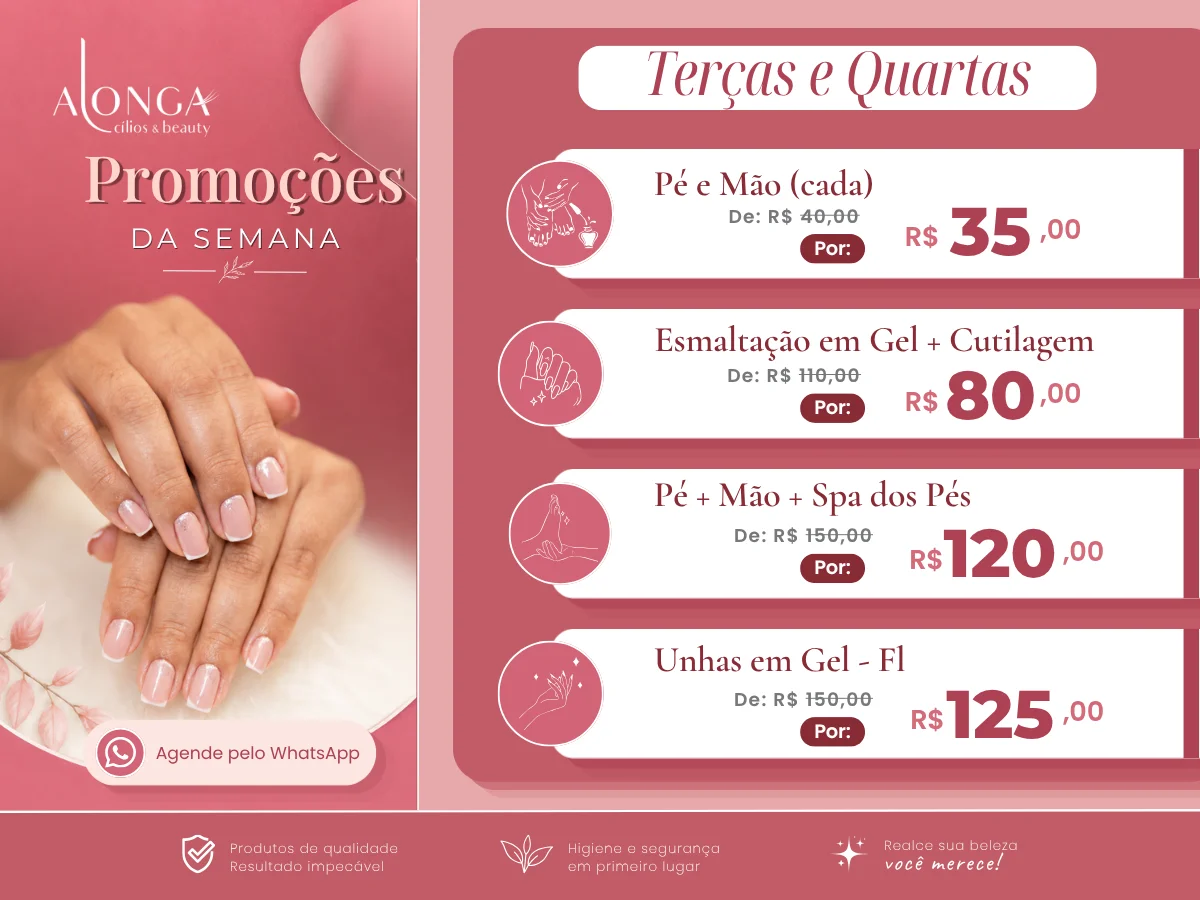 Promoção Unhas