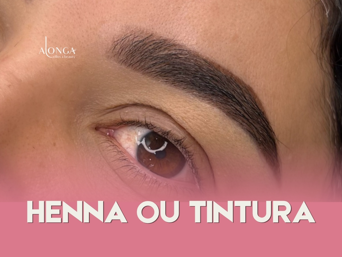 Design com henna ou tintura